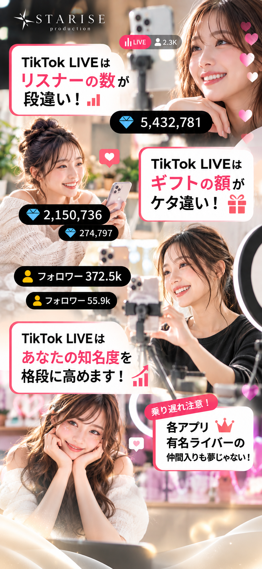 TikTok LIVEの特徴とメリット